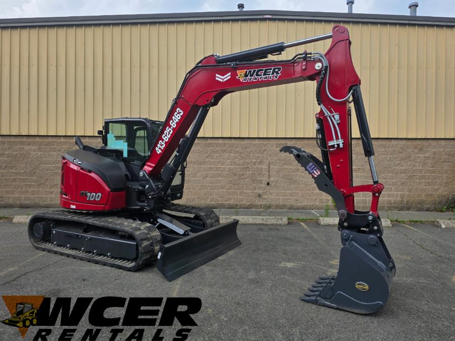 Yanmar SV100 7 Mini Excavator Hyd Thumb 22,000lb